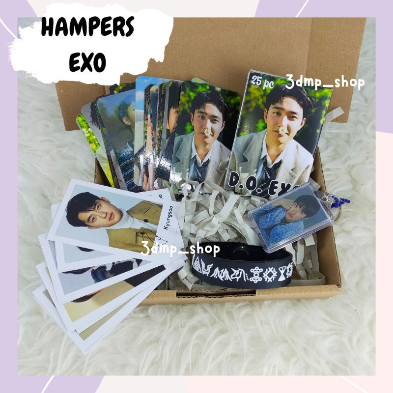 Hampers exo kpop paket box kai jongin do kyungso sehun chanyeol suho