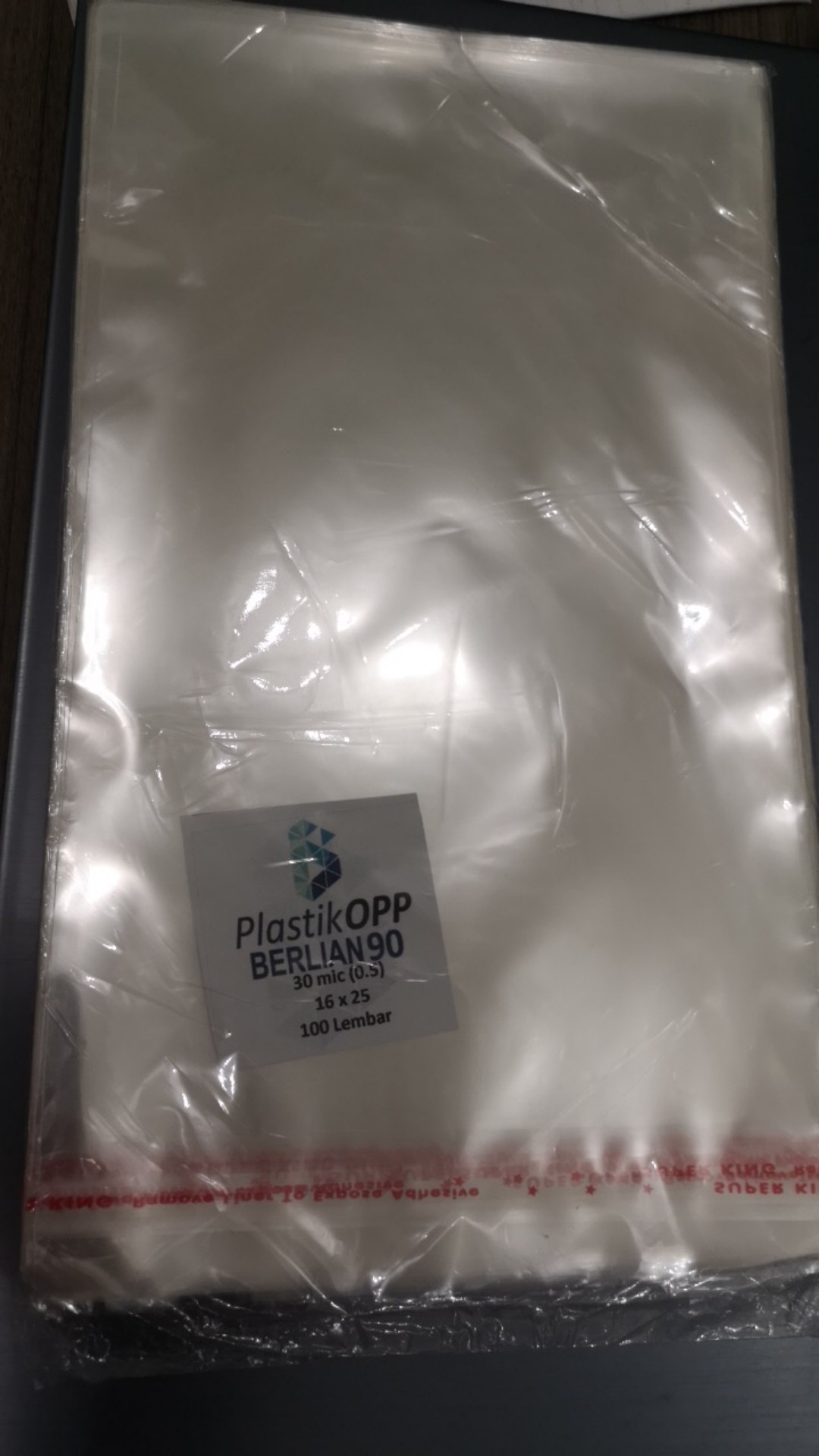 16 X 25 Cm Plastik Opp Tebal 30 Micron (0,5) Plastik Kemasan / Plastik Undangan