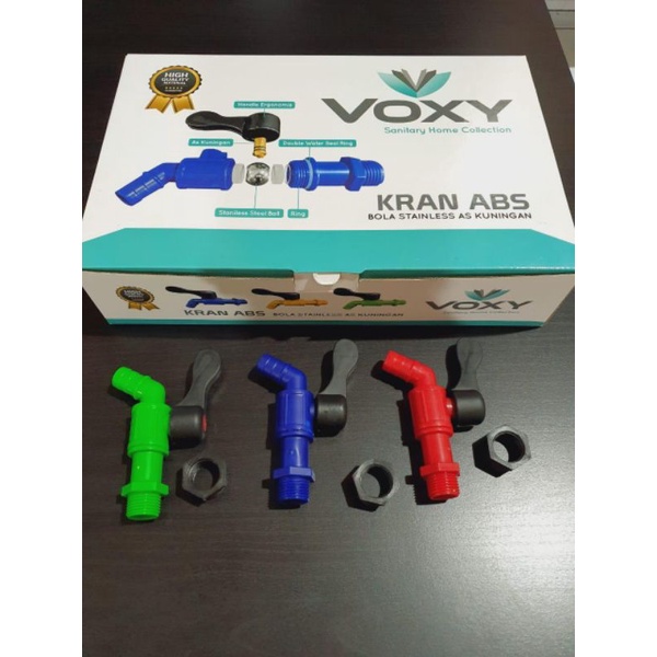 KRAN KERAN AIR PVC PLASTIK AMICO / KRAN ABS TEMBOK AMICO &quot;VOXY&quot;