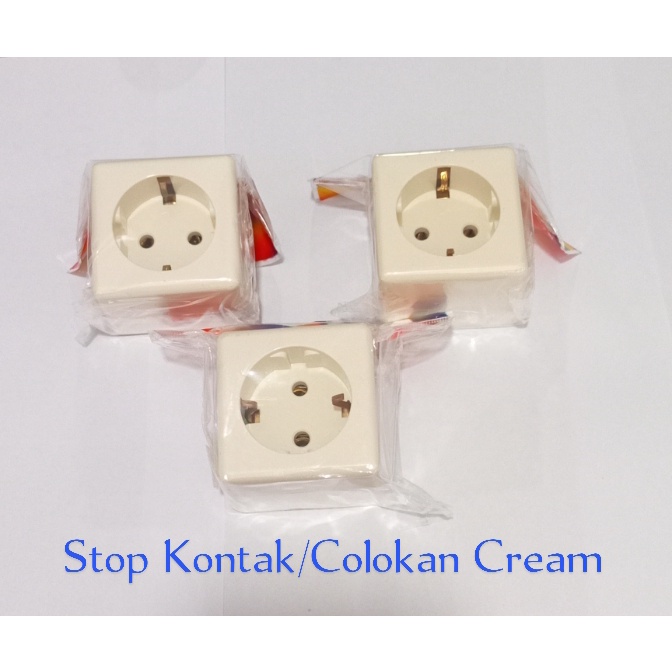 Stop Kontak/Colokan Cream