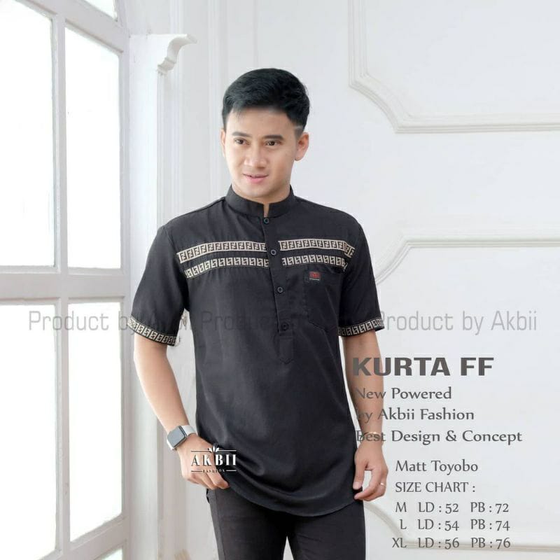 Baju Koko FF Muslim Pria Dewasa &amp; Anak