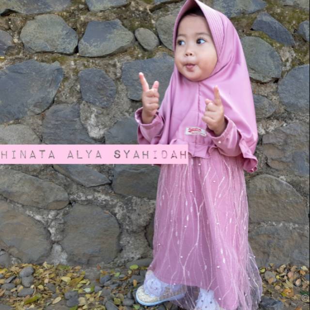 Gamis Anak Tile Mutiara Murah Berkualitas Premium Dari Bahan Maxmara