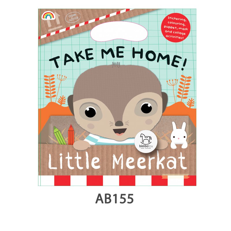 Bimbozone - Buku Import Anak - AB155 - Take Me Home Little Meerkat