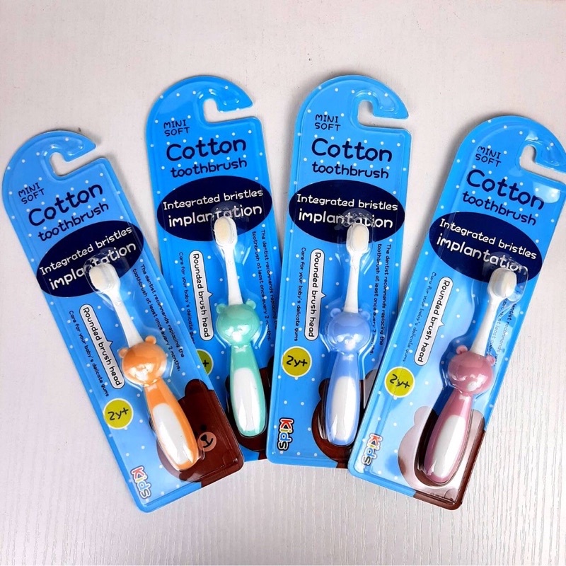 Sikat Gigi Anak Cotton Mini Soft Toothbrush Kids