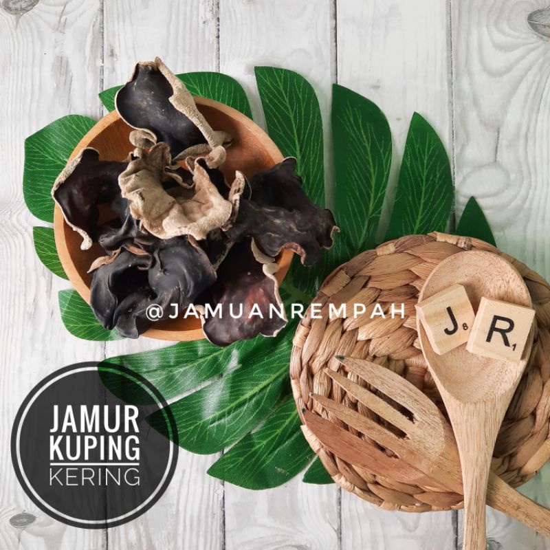 

Jamur Kuping Kering / Jamur Kuping Kualitas Super / Dried Black Fungus / Jamur Kuping Hitam