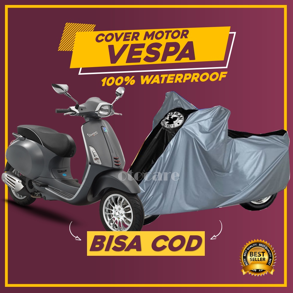 Sarung Cover Motor VESPA Selimut Penutup Motor VESPA Urban Original Waterproof anti air