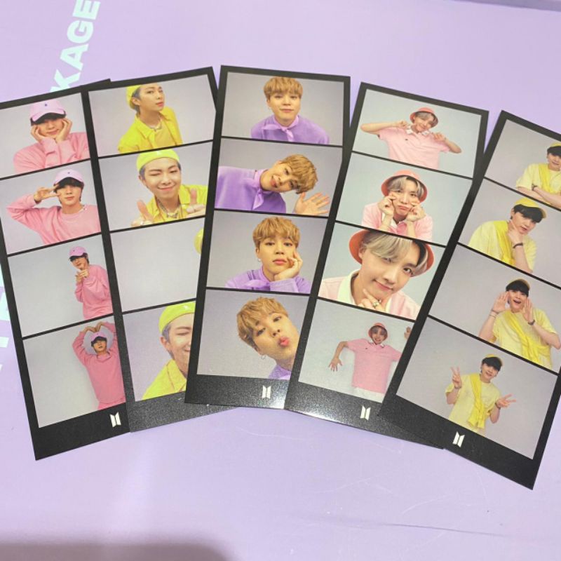 BTS Festa D Day Calendar Unit RM JK JIN V J HOPE SUGA JIMIN Photo Strip Official D-8