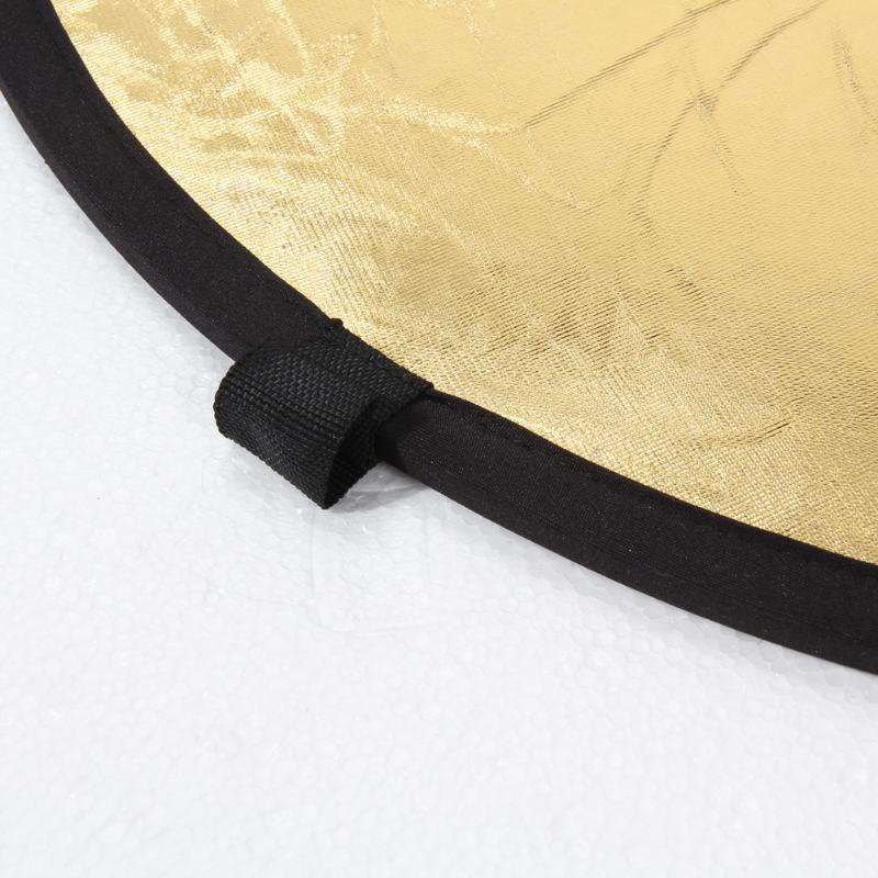 Round Reflektor Cahaya Studio Foto 2 in 1 Gold Silver - Silver/Gold