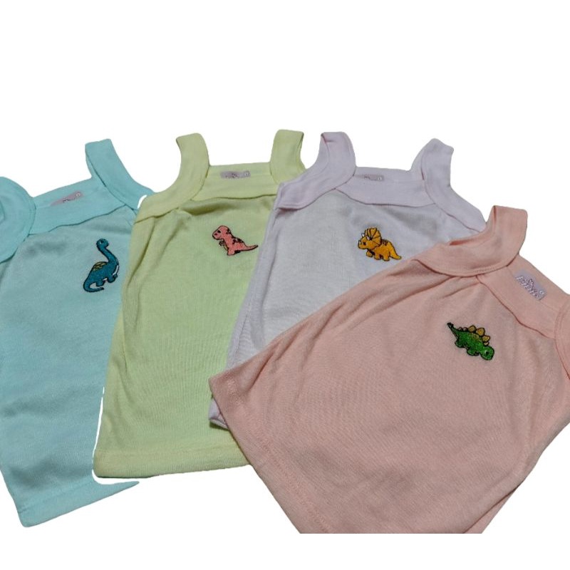 KAOS DALAM ANAK 'ENJIE' WARNA &amp; BORDIR