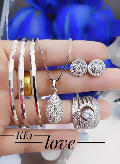 Xuping set perhiasan lapis emas 24K 1509