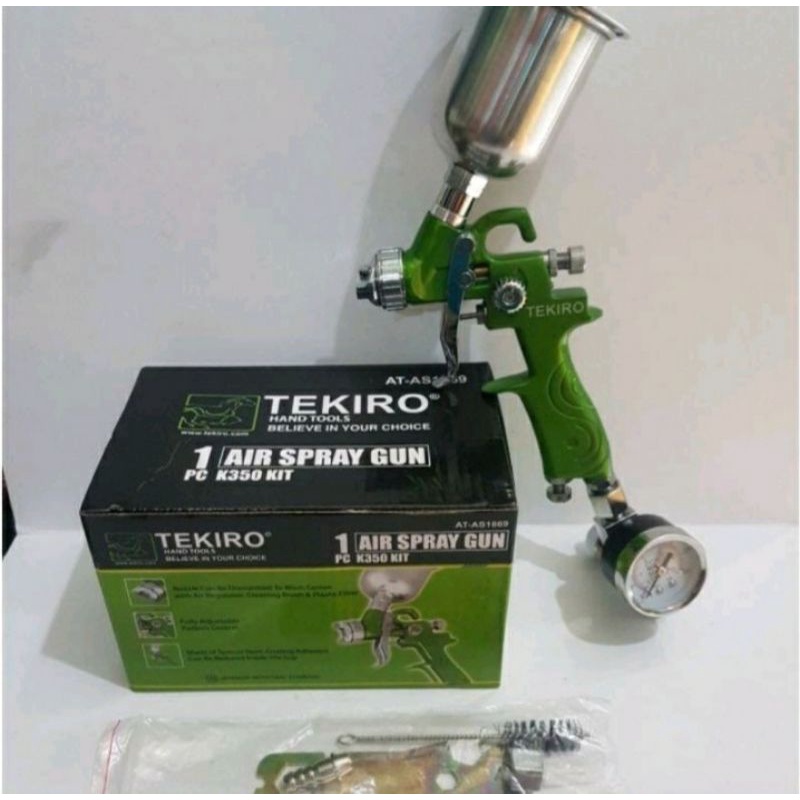AIR SPRAY GUN K350 KIT TEKIRO