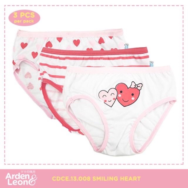 ArdenLeon Boxer Celana Pendek Anak Perempuan / Celana Dalam Anak CD / Arden Leon Shorts
