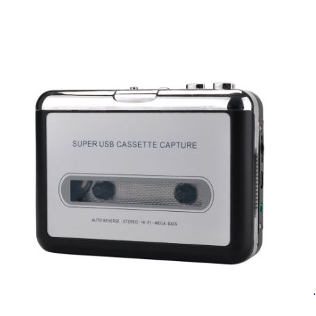 Converter Ezcap usb 5 pin tape cassette capture to mp3 stereo hifi auto reverse bass with audio 3.5mm 218 ezcap218