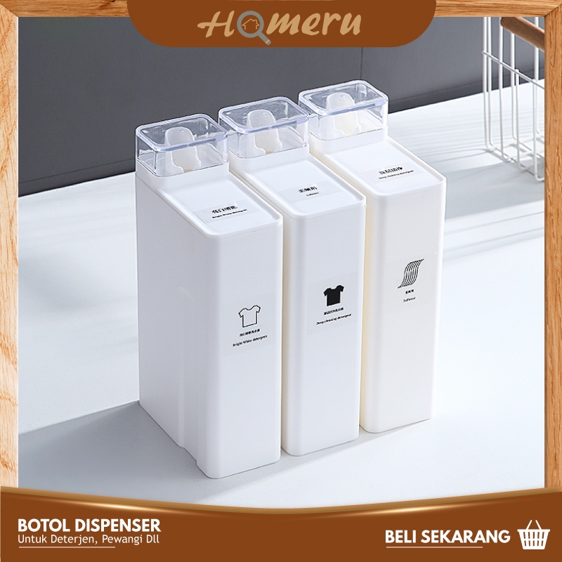 Botol Detergen - Botol Detergen Tempat Penyimpanan - Tempat Detergen Cair - Botol Detergen Cair - Pe