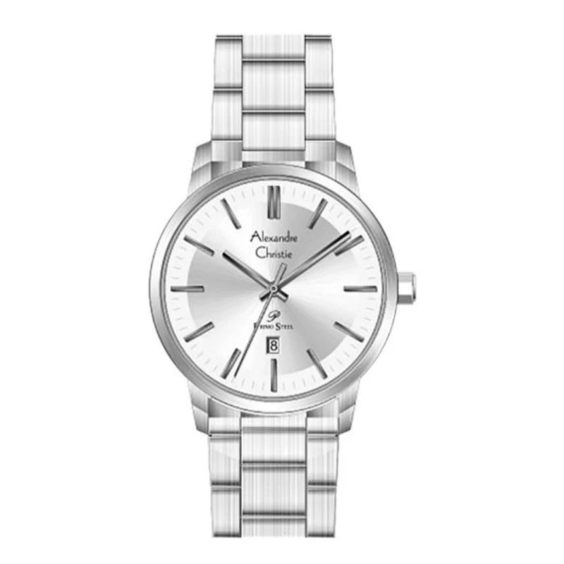 Jam tangan pria Alexandre Christie Primo Steel AC 1030 MD BSSSL Men S