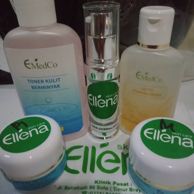 Ellena skincare paket lengkap