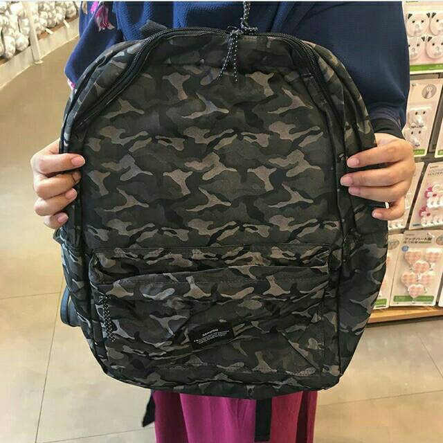 miniso camouflage backpack