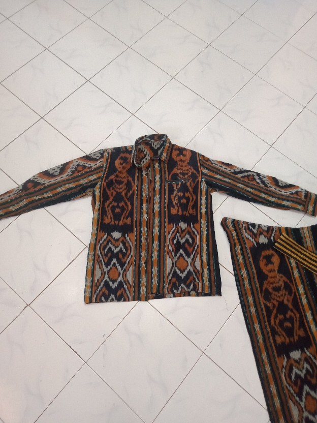 Set Couple Tenun Couple Catalinatenun Kemeja Full Tenun X Vesya Asmad