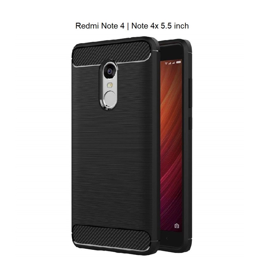 CASE SLIM FIT CARBON IPAKY XIAOMI REDMI NOTE 4 XIAOMI REDMI NOTE 4X SOFTCASE - FA