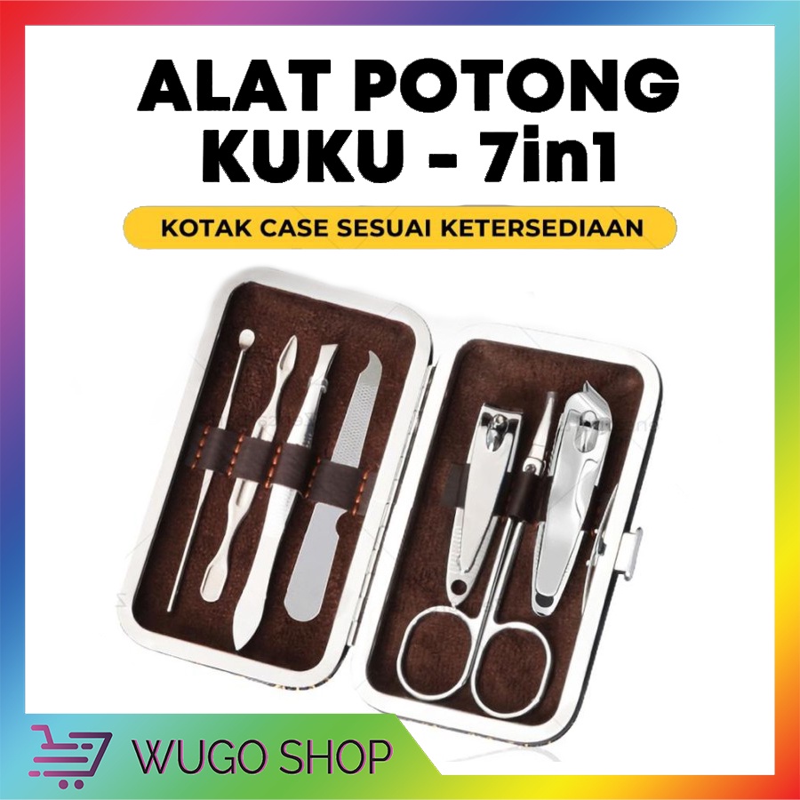 Jual Alat Potong Kuku Set In Lancip Pinset Pengasah Korek Kuping Telinga Shopee Indonesia