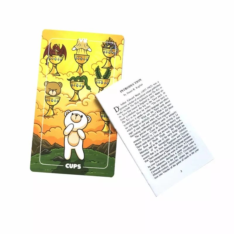 Teddy Tarot 12x7cm include guide paper