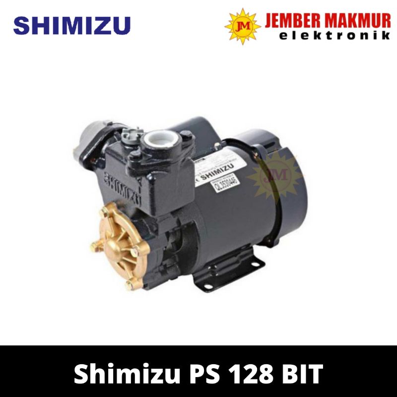 Pompa Air Shimizu PS 128 BIT Sumur Dangkal / Shimizu PS128BIT (9 Meter)