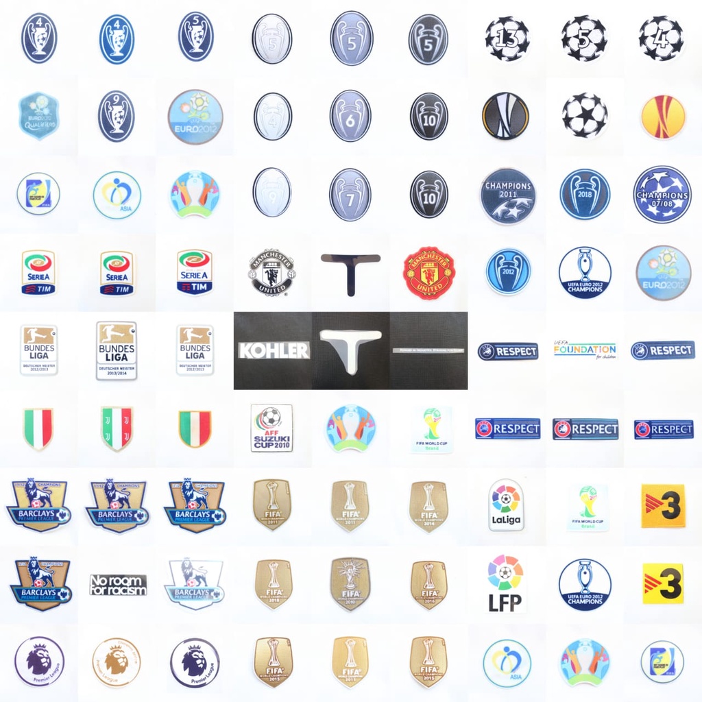 (Patch Negara) Obral Patch Jersey Grade ORI Retro 2010/2011/2012/2013/2014/2015/2016/2017/2018/2019/