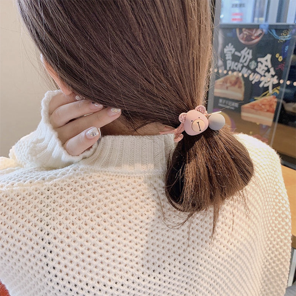 MURMURE.ID | KARET IKAT RAMBUT ALA KOREA MOTIF BERUANG BEAR HAIRTIE / IKAT RAMBUT MOTIF BERUANG HA146-1