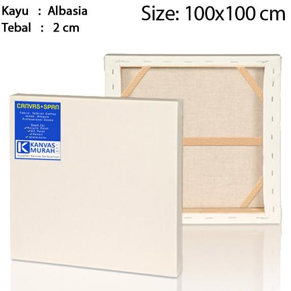 

Kanvas Lukis Spanram 100x100 cm Canvas Frame 100x100 cm