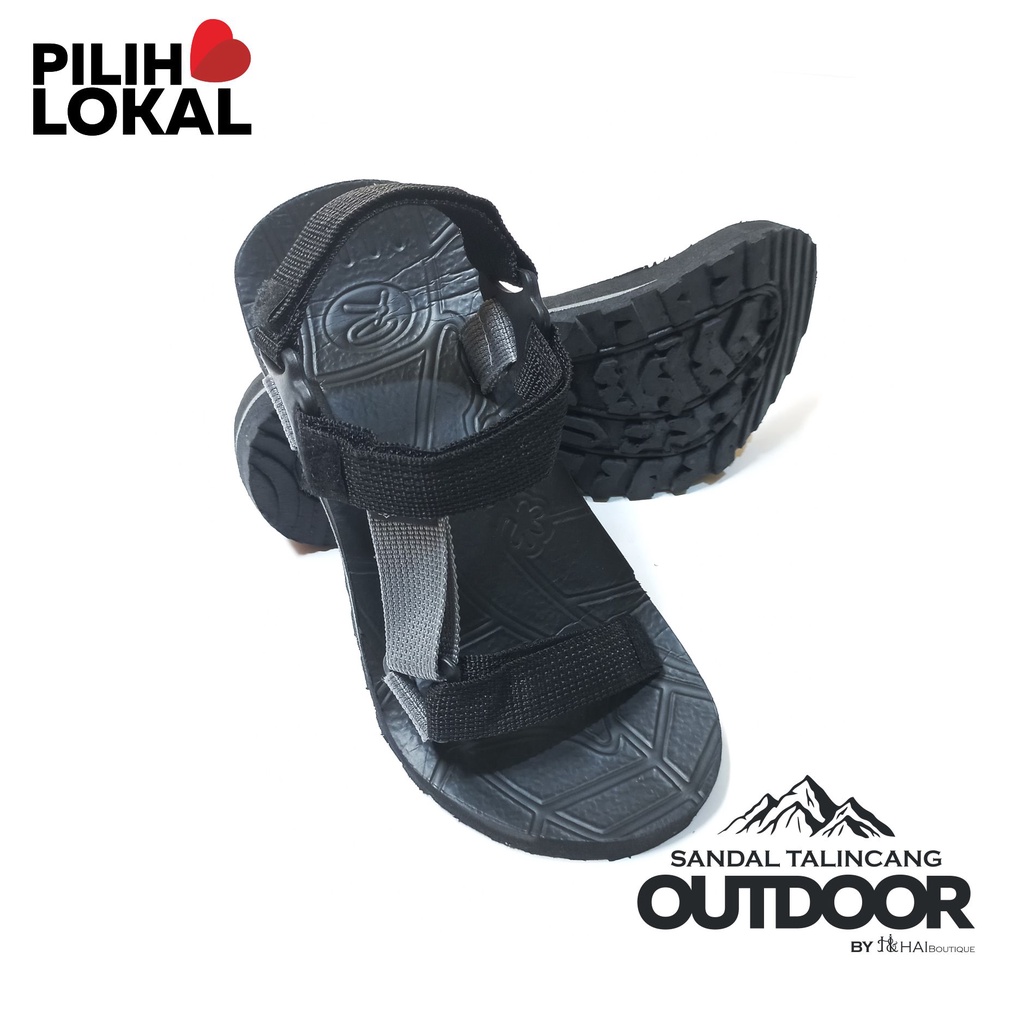 Sandal Gunung Unisex - Sandal Gunung Pria Wanita Hiking Adventure - Sandal Gunung Talincang Termurah - Sandal Outdoor Tebal Berkualitas - Sandal Gunung Outdoor - Sandal Cowok Keren Gunung - Sandal Talincang Adventure - Sendal Gunung Pria dan Wanita