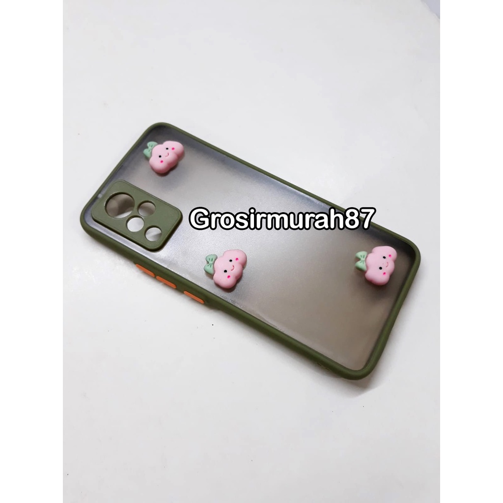 candy macaron softcase case tebal kondom hp Vivo v21 5G Pink maroon kuning hitam navy