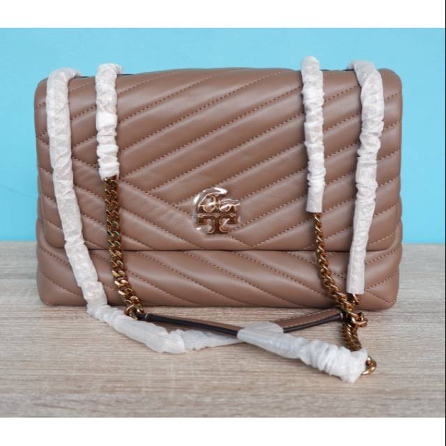 Tas Tory Burch Kira Chevron Classic Taupe