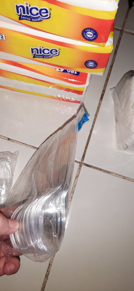 Garpu Makan Panjang Bening