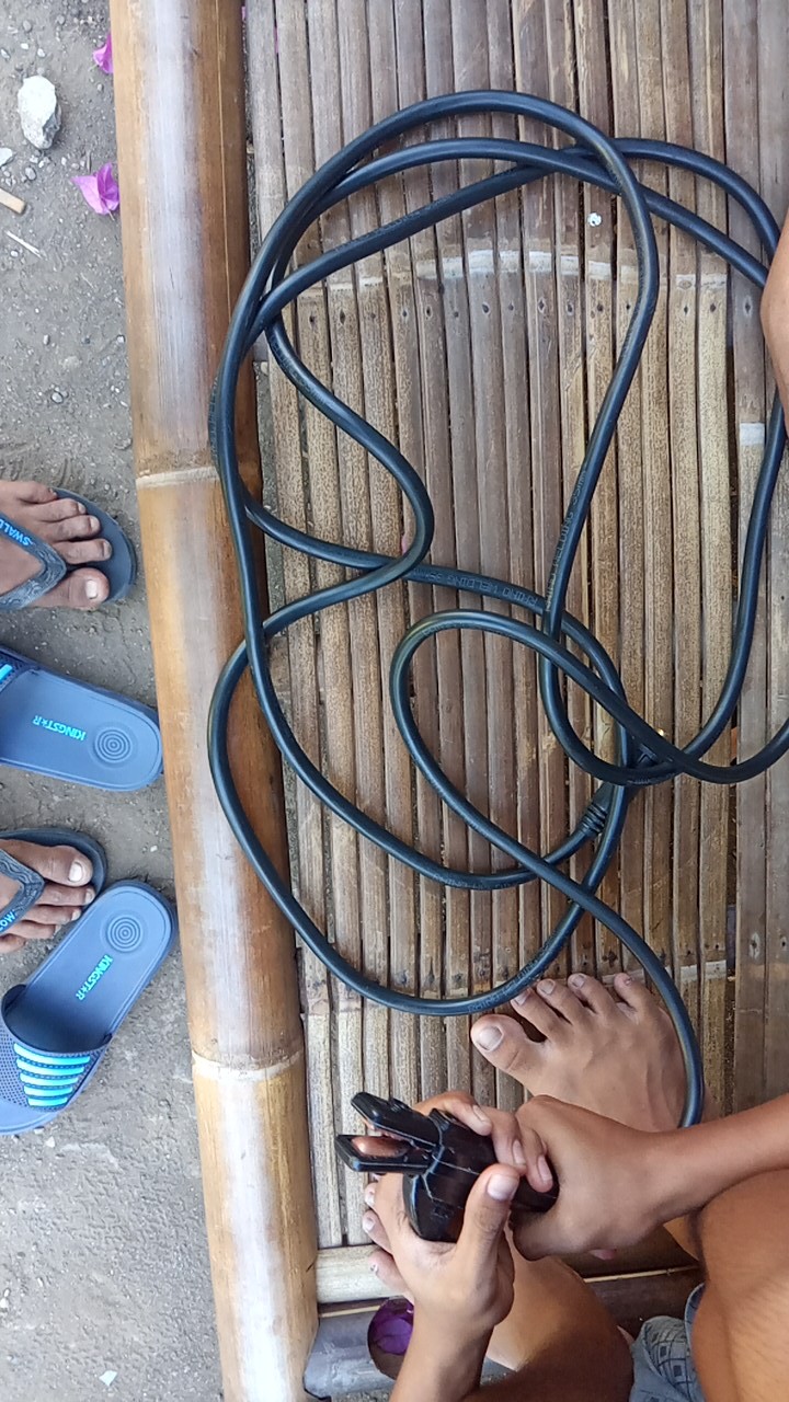 Kebel Las Set 5 Meter Plus Tang Las 200a Stang Las Set Kabel Las Rhino Welding Cable 35 Mm 5 Meter