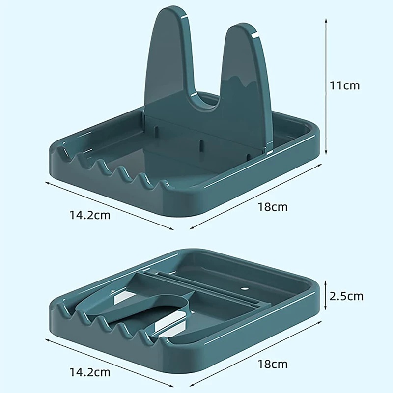 Rak Penyimpanan Sendok Garpu Spatula Multifungsi Bahan Plastik Model Lipat Untuk Dapur