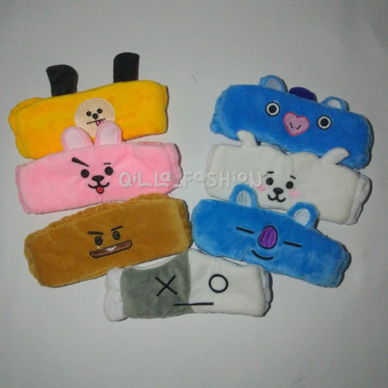 Bandana/Bando/Tutup Mata Tidur Korea BTS BT21