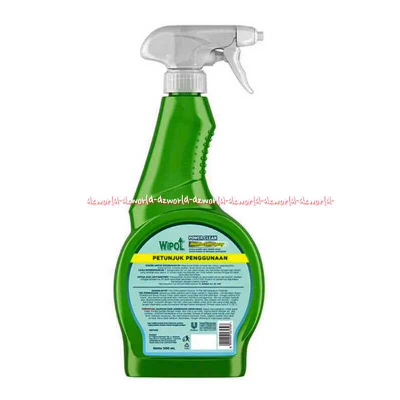 Wipol Power Clean Disinfectant Spray 500ml Cairan Pembersih Anti Kuman Antiseptik Wippol Sprey