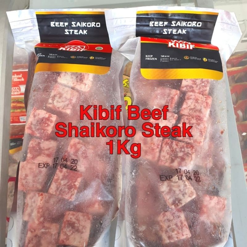 

BEEF SAIKORO STEAK KIBIF 1kg