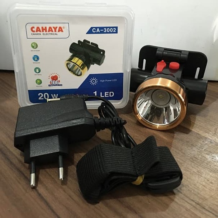 Senter Kepala 20W 20 Watt Terang Bekualitas Cahaya CA3002