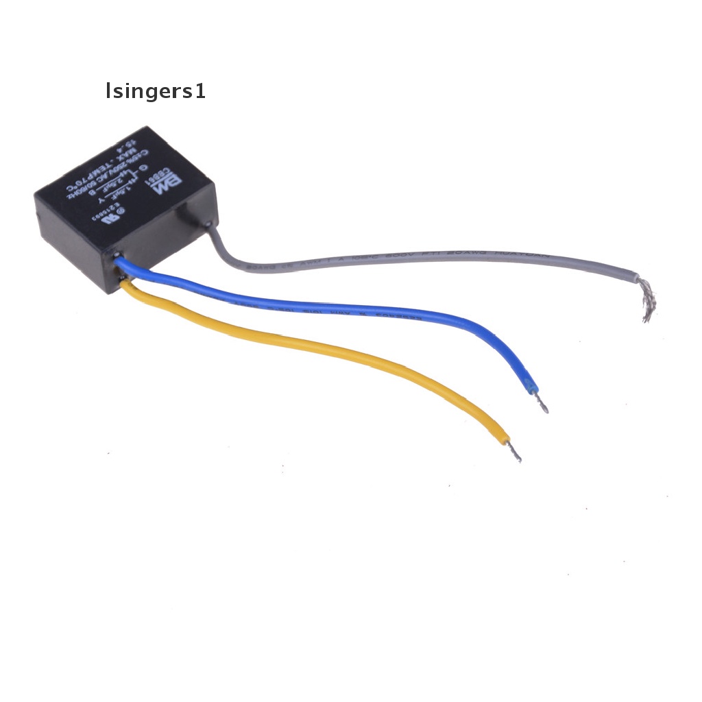 (lsingers1) Cbb61 Start Kapasitor Kipas Angin 1.5UF-2.5UF AC250V 50 / 60Hz
