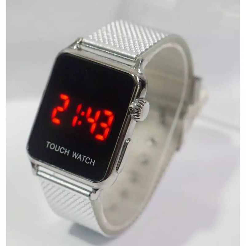 jam tangan pria &amp; wanita rubber touch sccren 4g4