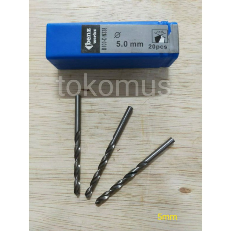 HSS DRILL BIT/MATA BOR BESI 5MM BENZ