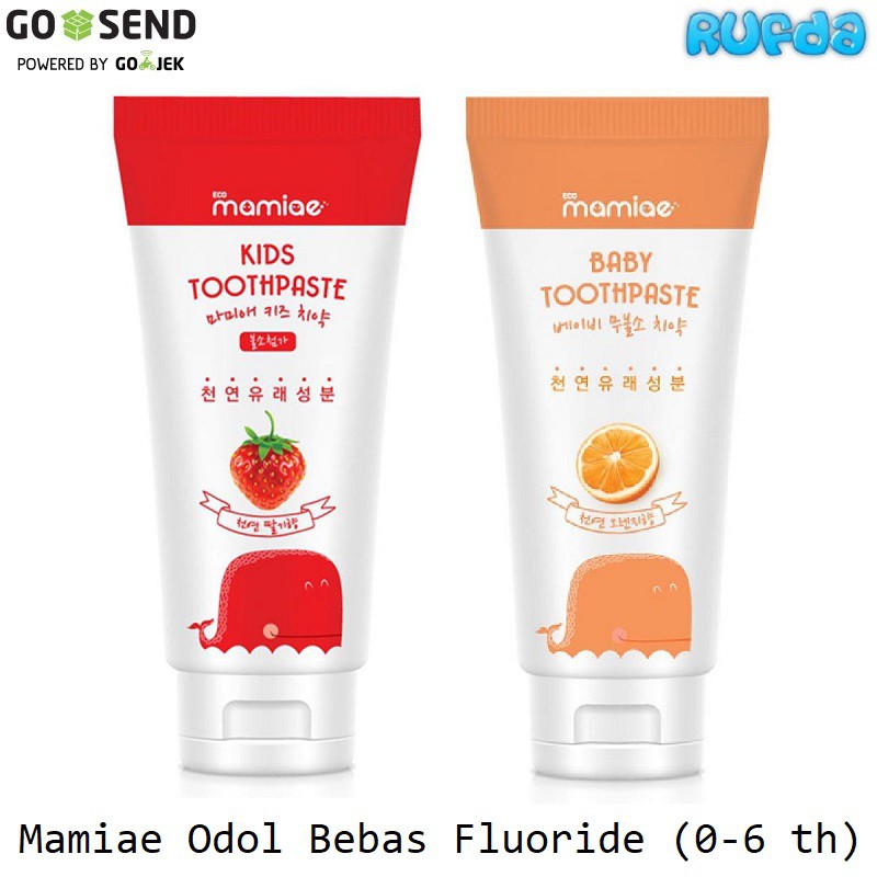 Mamiae Pasta Gigi Bebas Non Fluoride Anak Bayi Tooth Gel ...