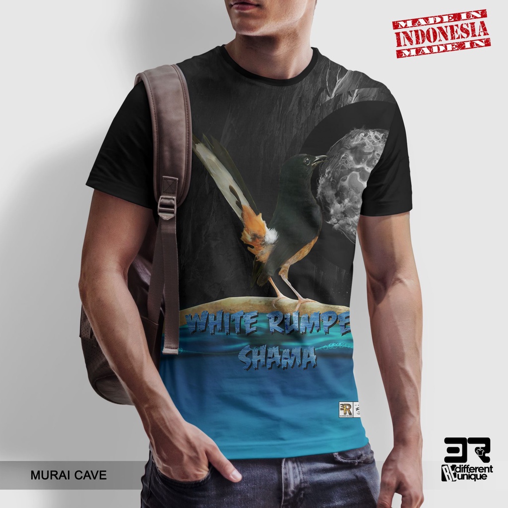 [ COD ] KAOS PRINTING GAMBAR BURUNG MURAI CAVE - BAJU KICAU MANIA LOVERS MURAI BATU MEDAN DISTRO ORI