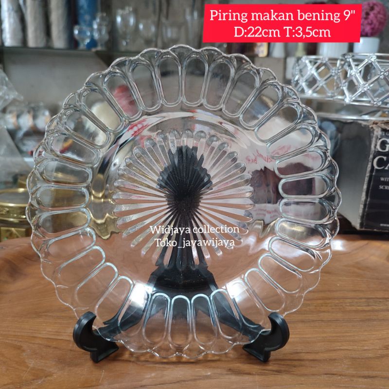 isi 6 Pcs Piring makan Duralex 9"/ piring duralex/ piring kaca