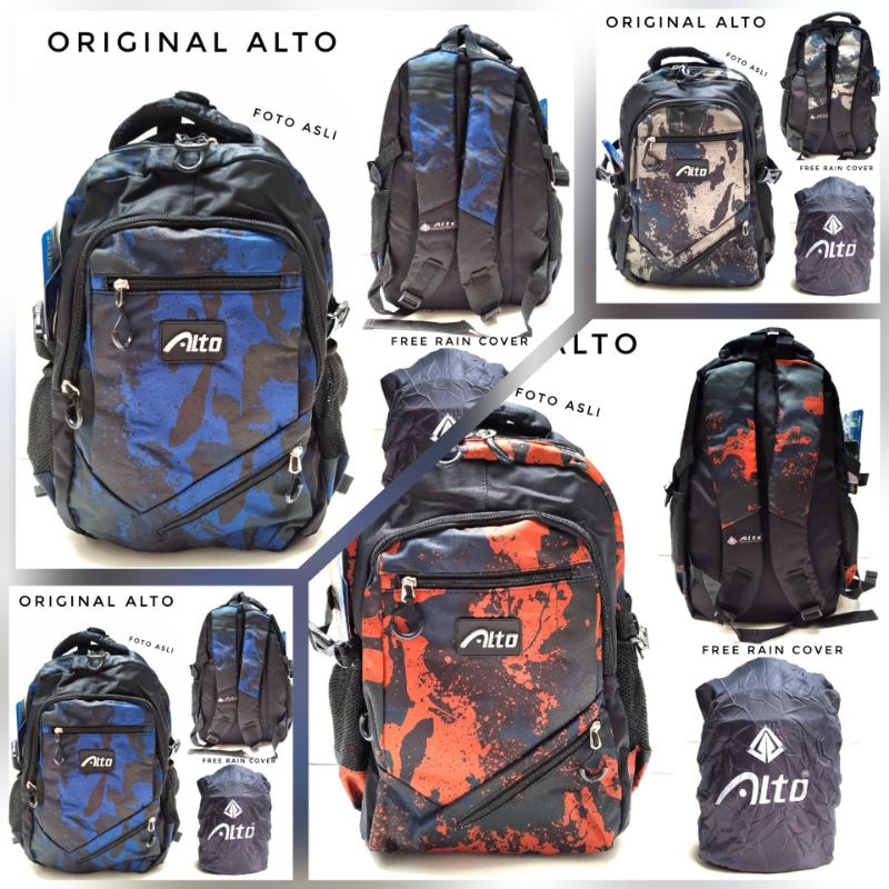 TAS SEKOLAH ANAK LAKI LAKI , TAS COWO RANSEL ALTO ORIGINAL NEW ARMY STYLE