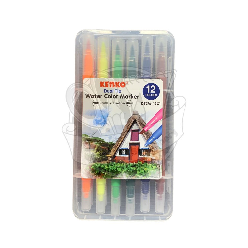 

Kenko Dual Tip Water Color Marker 12warna DTCM-12C1