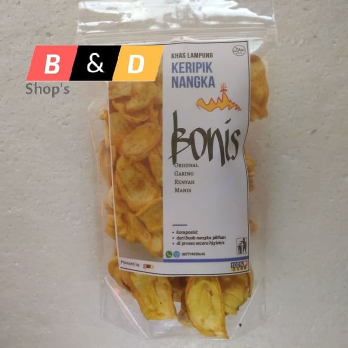 

BONIS. Keripik Nangka Oven Khas Lampung Netto 250 Gram.