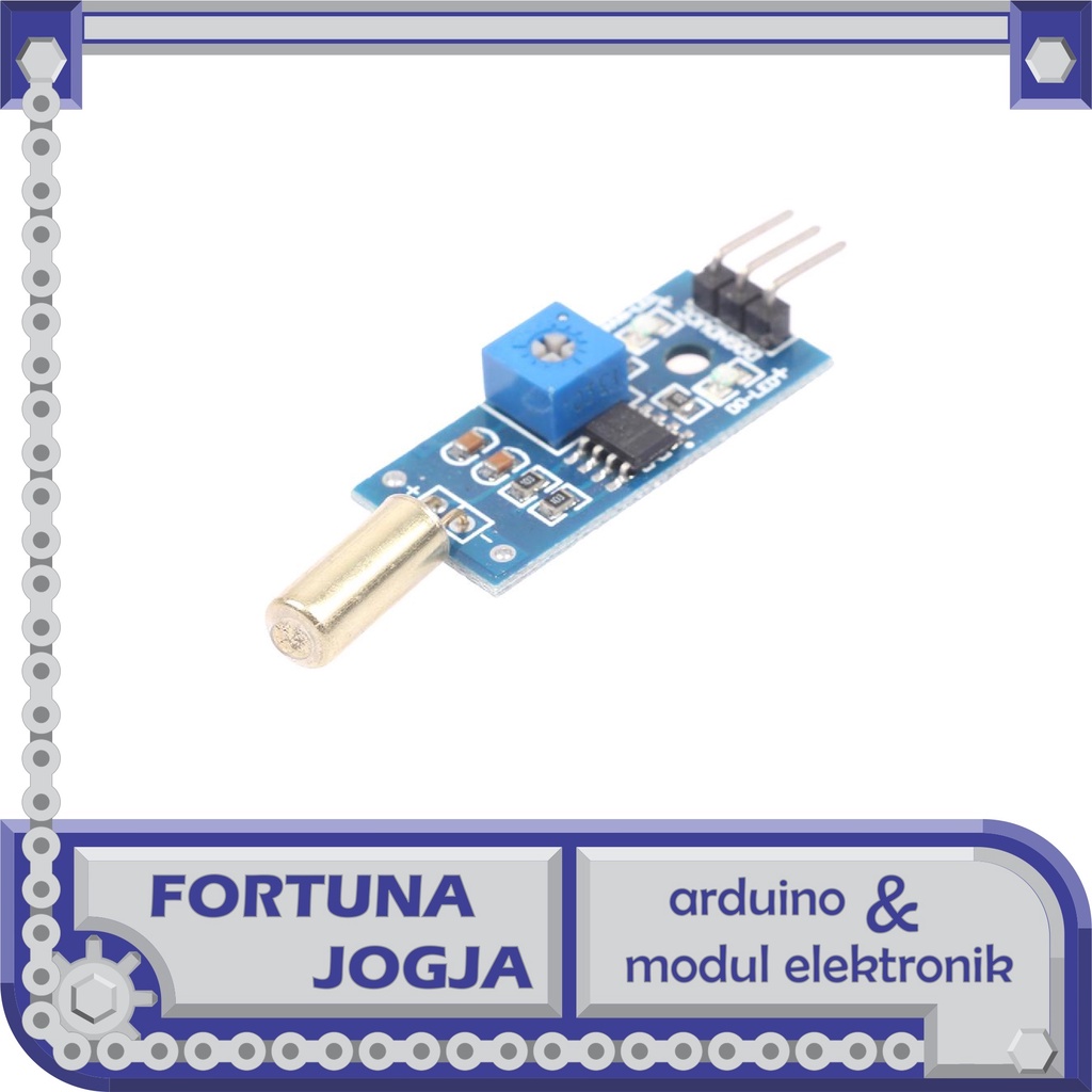 Modul Sensor Kemiringan SW520D SW-520D 3 Pin Angle Tilt Sensor Module