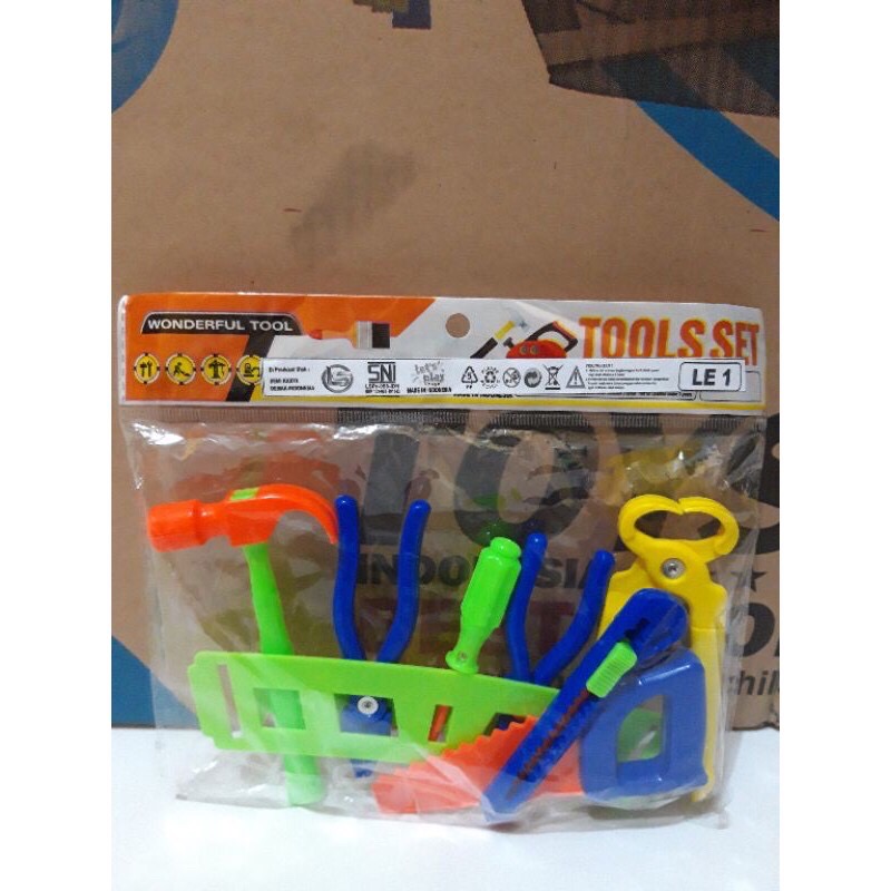 Tool Set Little Worker / Mainan Perkakas Tukang Set / Super Repair Tools Set